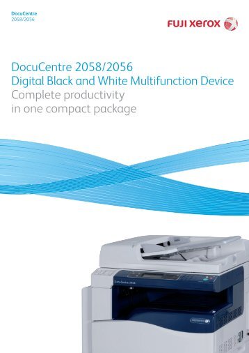 DocuCentre 2058/2056 - Fuji Xerox Malaysia