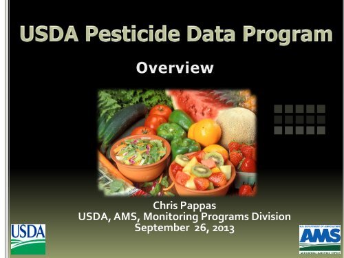 USDA Pesticide Data Program - Maryland Department of Agriculture