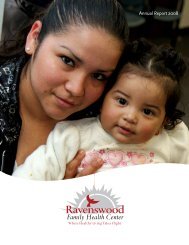 Annual Report 2008 - Ravenswood Family Health Center