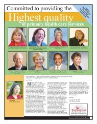 2010 Fall Newsletter - Ravenswood Family Health Center