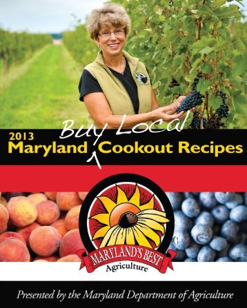 2013 Buy Local Cookout Recipes - Maryland Department of ...