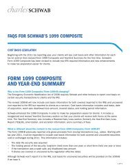 form 1099 composite and year-end summary - Charles Schwab