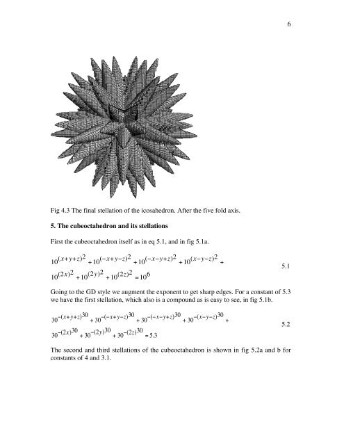 1 Stellations, compounds, periodicity and the ... - Sandforsk