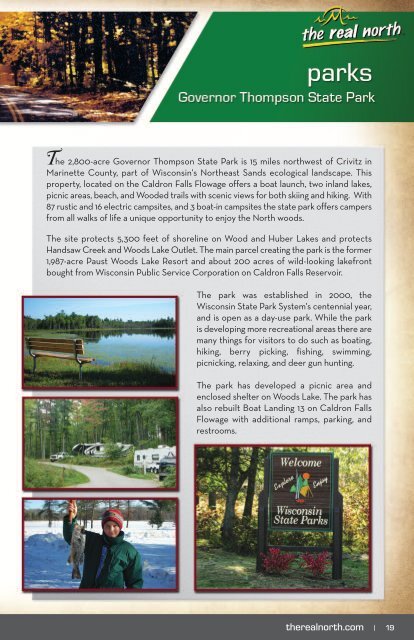 Marinette County Wisconsin 2015 Visitors Guide