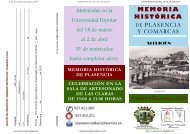 MEMORIA HISTÃRICA DE PLASENCIA Y COMARCAS - Aupex