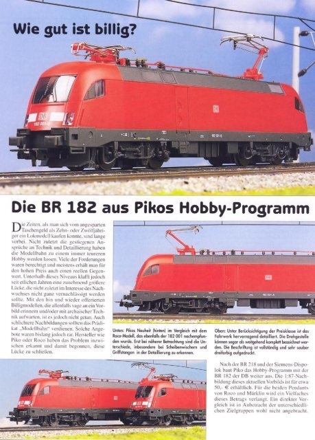BR 182, Eisenbahn Kurier 4/2002 - Piko