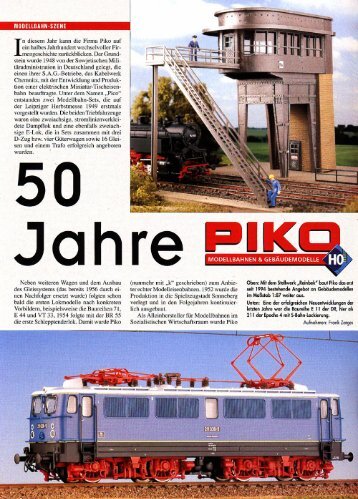 Eisenbahn Kurier 06/99, S. 128 - Piko