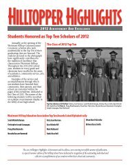Hilltopper Highlights 2012 - Westmont Hilltop School District