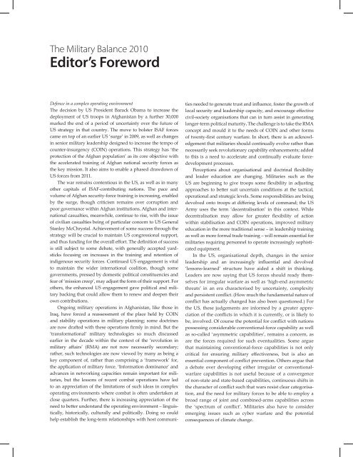 Editor's Foreword