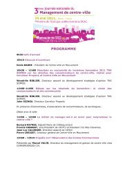 PROGRAMME - Centre-Ville en Mouvement