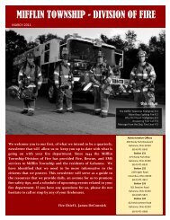 Newsletter March 2011 - Mifflin Township