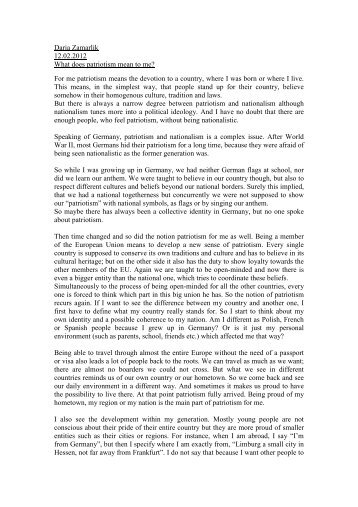 Topics English Essay Essay Daria Zamarlik Nation And Identity Compare Contrast Essay Examples High School also Persuasive Essay Thesis Statement Examples Essay Franziska Klein Nation And Identity Essay For High School Students