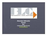 Alexander Bolkvadze Partner BLC - Invest in Georgia