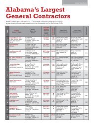 Alabama's Largest General Contractors - Business Alabama
