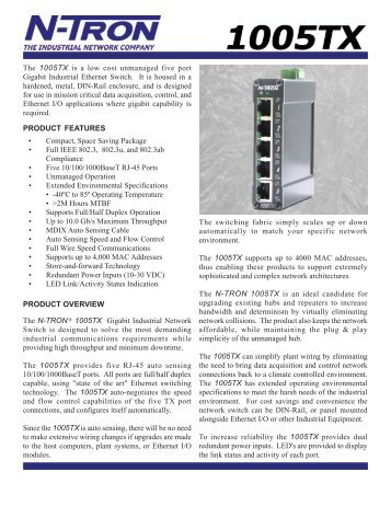 1005TX (pdf) - CTL Components plc