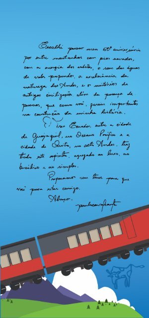 CONVITE 60 ANOS PAULO CAVALCANTE - TREN CRUCERO ECUADOR