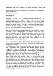 Bericht von Alexander Kliche - Schachclub Kitzingen 05