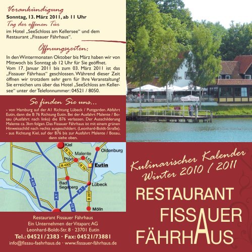 RESTAURANT - Fissauer FÃ¤hrhaus