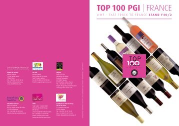 TOP 100 PGI I FRANCE - Pays d'OC IGP