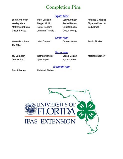 2008-2009 4-H Awards Program - Okeechobee County Extension ...