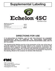 Echelon 4SC Herbicide 01-20-09 Supplemental - FMC Professional ...
