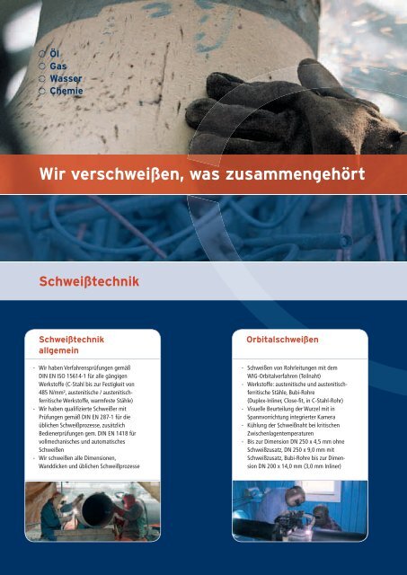 ÃƒÂ–l Gas Wasser Chemie - PPS Pipeline Systems GmbH