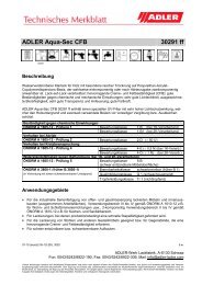 ADLER Positiv Plus 12801 suiv.