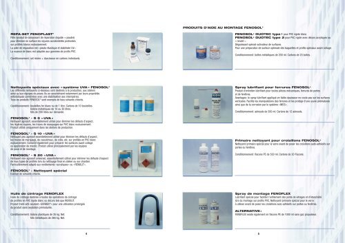 Fenoplast Katalog france - Fenoplast FÃ¼getechnik GmbH