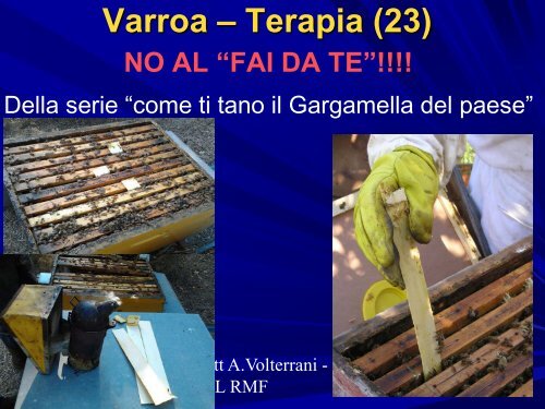 la varroa - (IZS) delle Regioni Lazio e Toscana