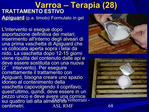 la varroa - (IZS) delle Regioni Lazio e Toscana