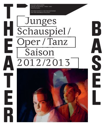 [Junges Schauspiel / Oper / Tanz] [Saison 2012/2013] - sitesystem