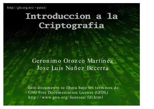 Introduccion a la Criptografia