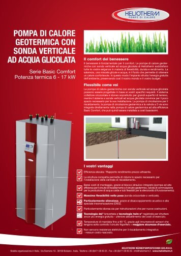 pompa di calore geotermica con sonda verticale ad ... - Heliotherm