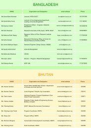 WWP South Asia database - SaciWATERs