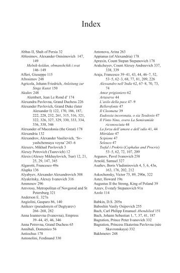 abbas ii, shah of Persia 32 ablesimov, Alexander ... - Ashgate