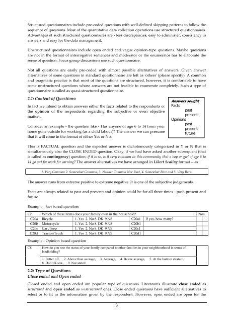 Questionnaire Design: The Backbone of Reseach - SaciWATERs