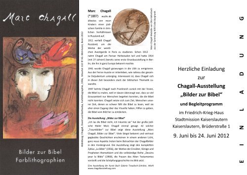 Chagall-Ausstellung - Kirchen in und um Kaiserslautern