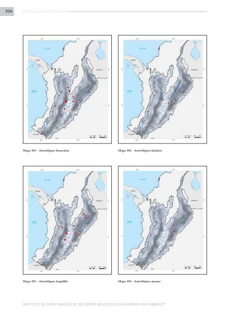 PECES DE LOS ANDES DE COLOMBIA - Instituto de InvestigaciÃ³n ...