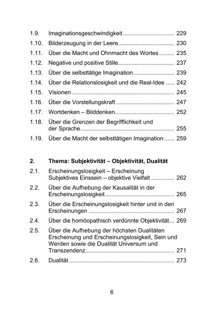 Inhaltsverzeichnis Buch I Das SEIENDE NICHTS - AndreasMascha.de