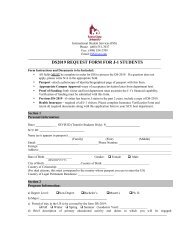 DS-2019 Request Form