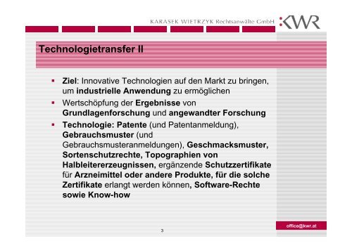 ppt Reis - Technologierecht