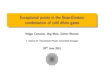 Talk slides (pdf) - Max-Planck-Institut für Physik komplexer Systeme