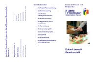 Flyer/Beitrittserklärung (als pdf) - Maria Montessori Gesamtschule