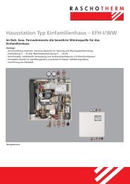 Hausstation Typ Einfamilienhaus â EFH-I/WW - isoplus (Schweiz)