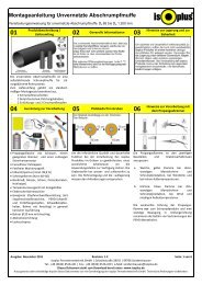 Montageanleitung Unvernetzte Abschrumpfmuffe - isoplus ...