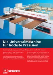 Die Universalmaschine für höchste Präzision - C.F. Scheer