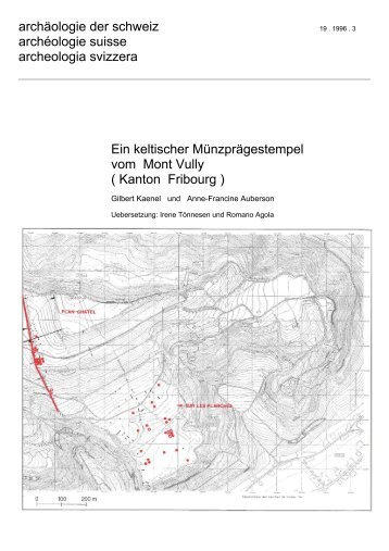 Archäologie der Schweiz 1998 ( deutsch )