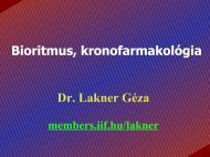 Bioritmus, kronofarmakolÃ³gia Dr. Lakner GÃ©za