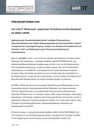 Pressetext Brau Union (pdf) - unit-IT