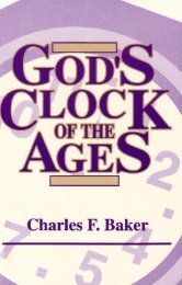 God's Clock of the Ages - Charles F. Baker - Hope of the Glory